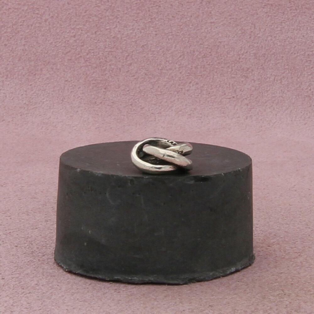trollbeads sterling silver three in one trinity knot retired bead charm